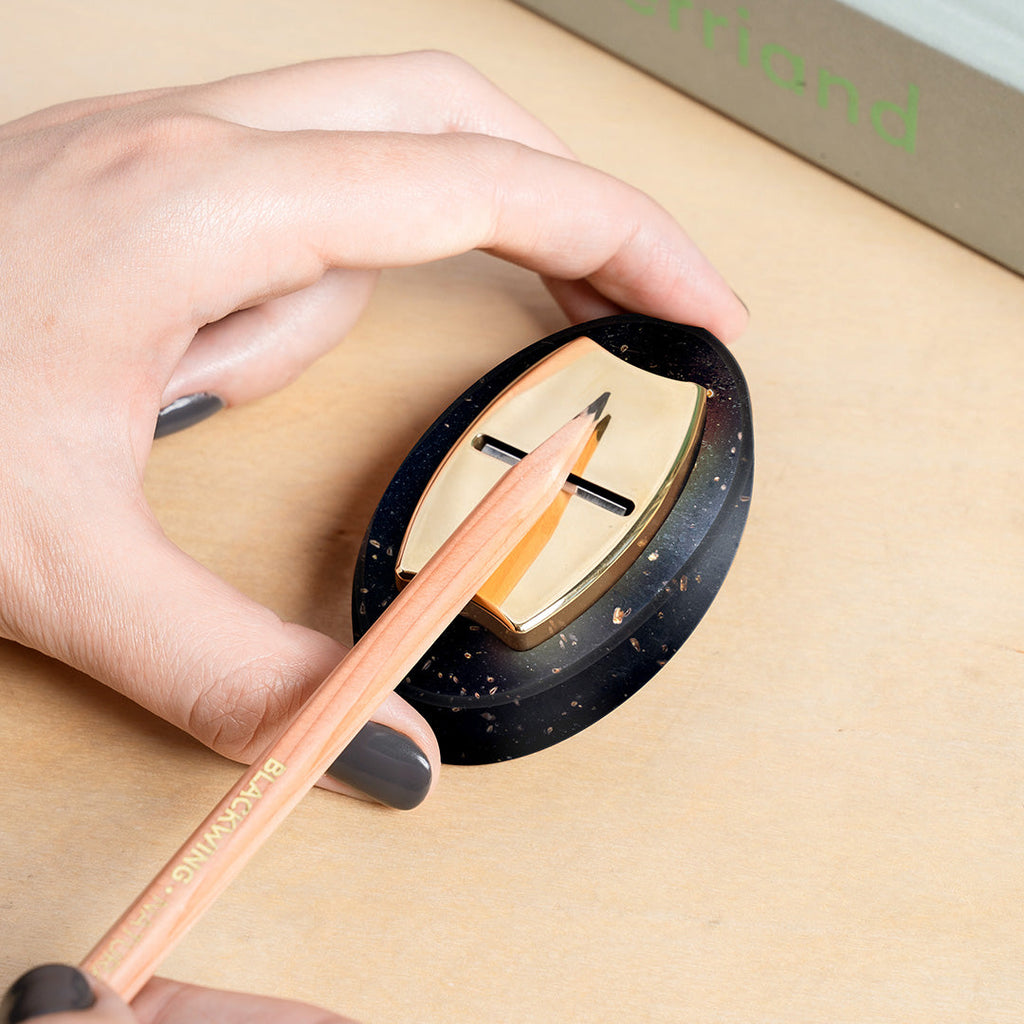 Maren Pencil Plane and Terrazzo Base Set
