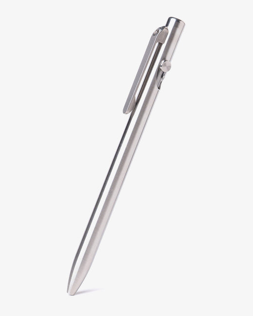 Ellison Titanium Slim Bolt-Action Pen