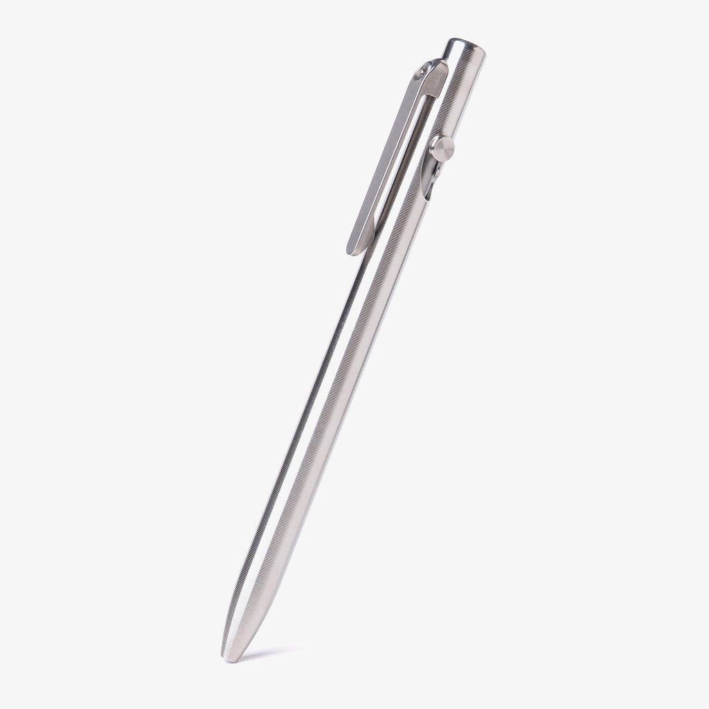 Ellison Titanium Slim Bolt-Action Pen