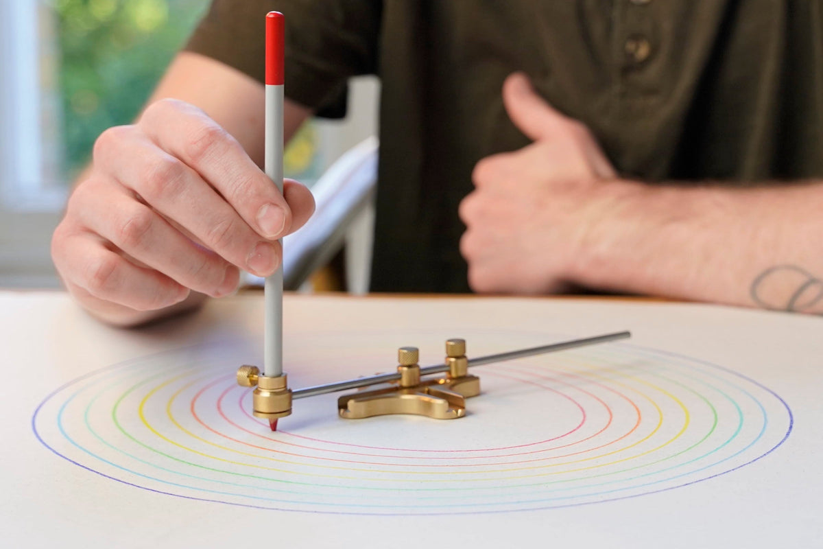 Kepler Brass Ellipse Drawing Tool