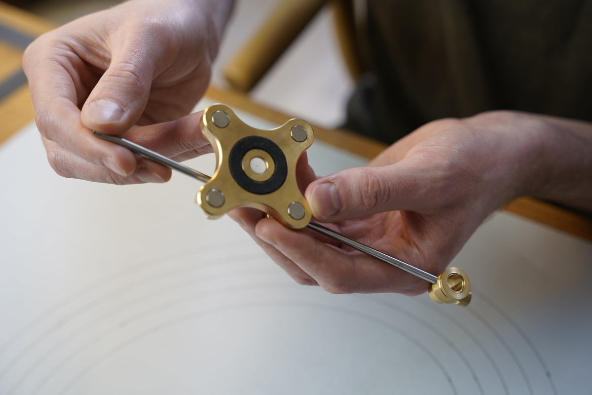 Kepler Brass Ellipse Drawing Tool