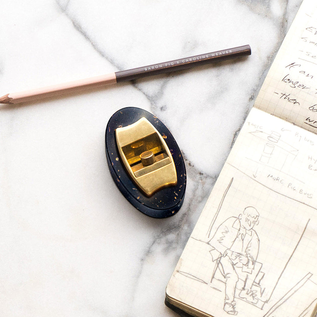 Maren Pencil Plane and Terrazzo Base Set
