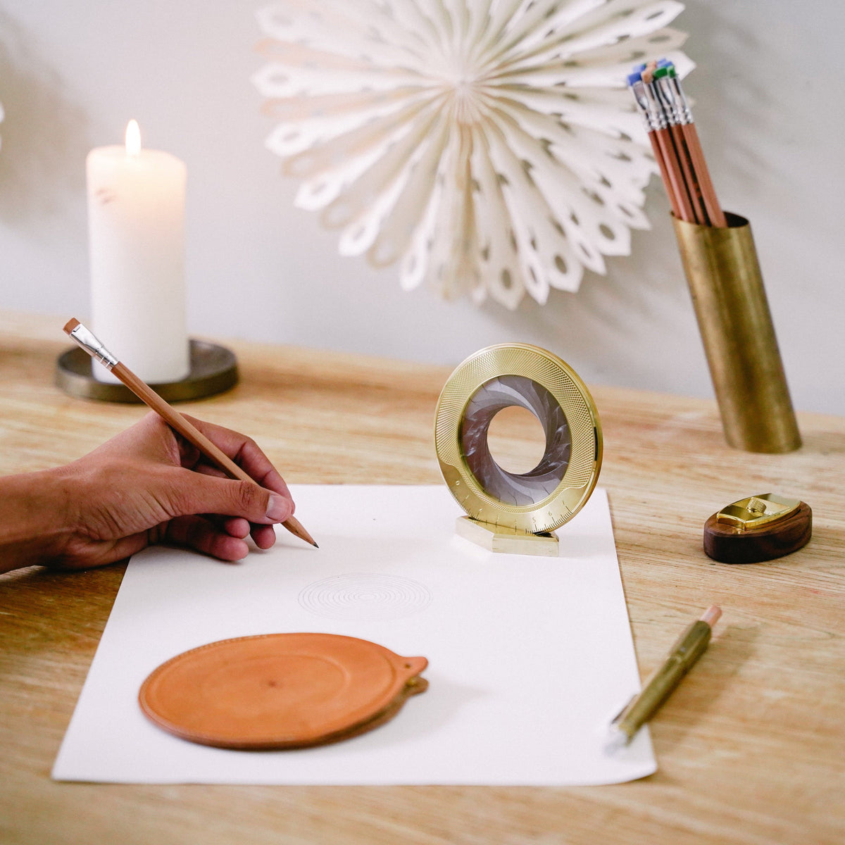 Aspinall Brass Circle-Drawing Tool