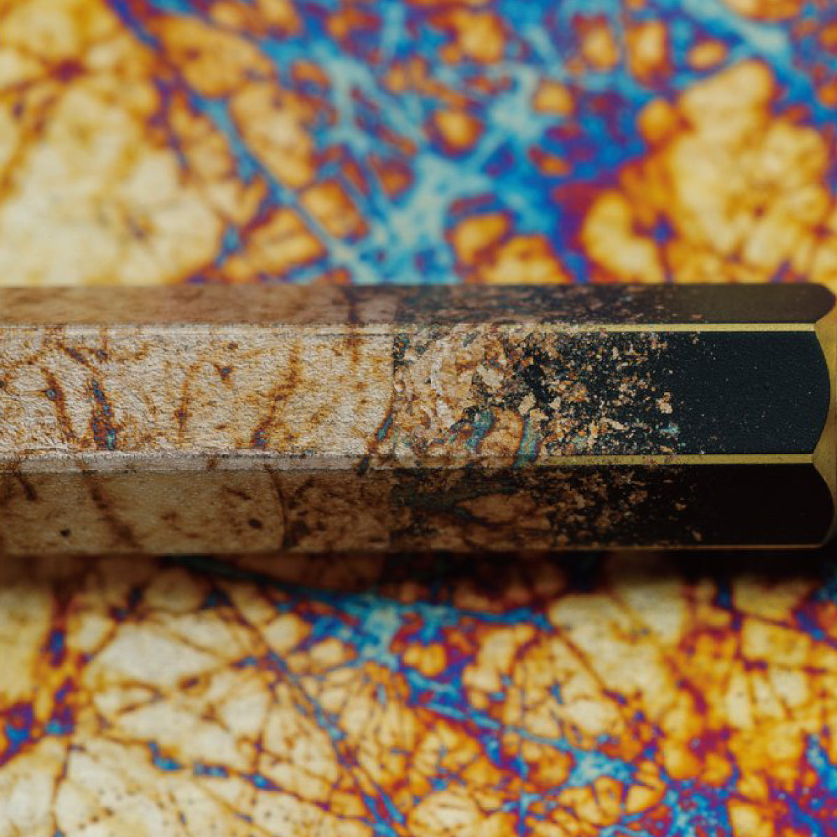 Sorrel Foil-Leaf Fountain Pen, 14K Gold Nib