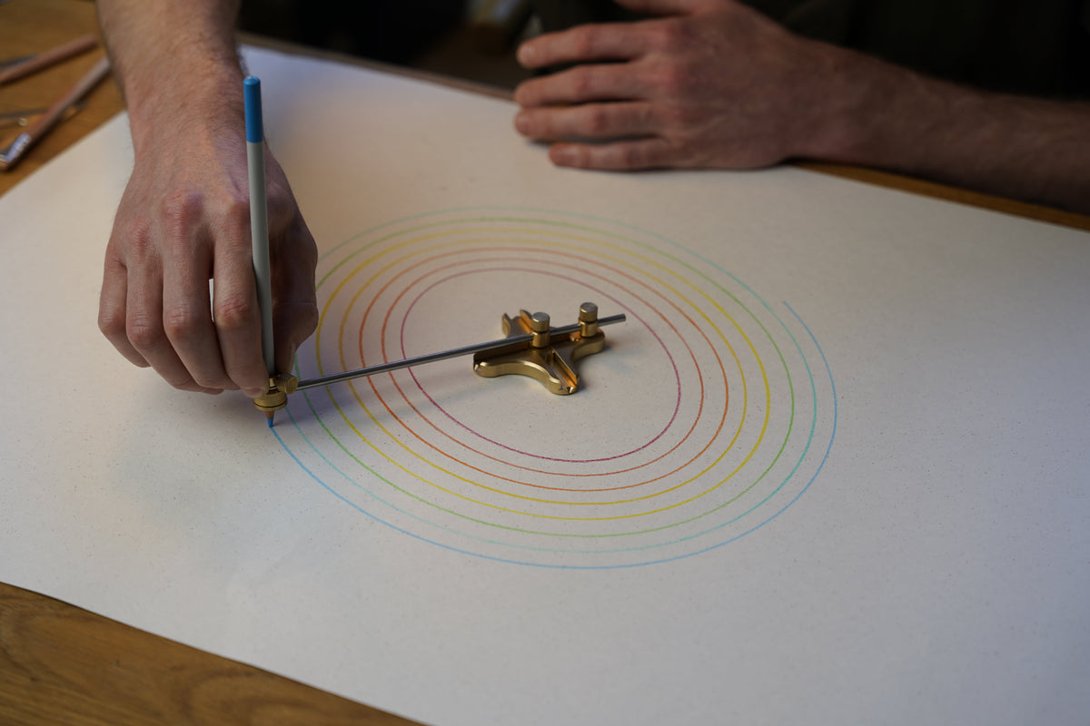 Kepler Brass Ellipse Drawing Tool