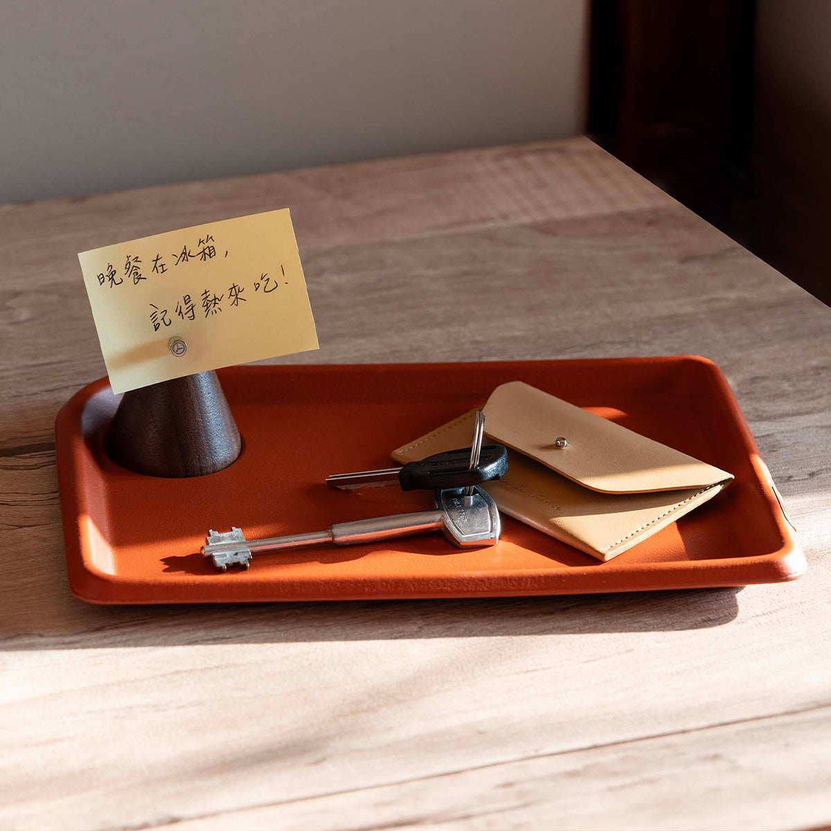 Tavish Eco-Leather Desk Tray, Large