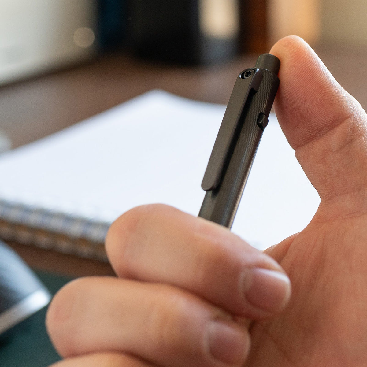 Marlowe Titanium Side-Click Pen