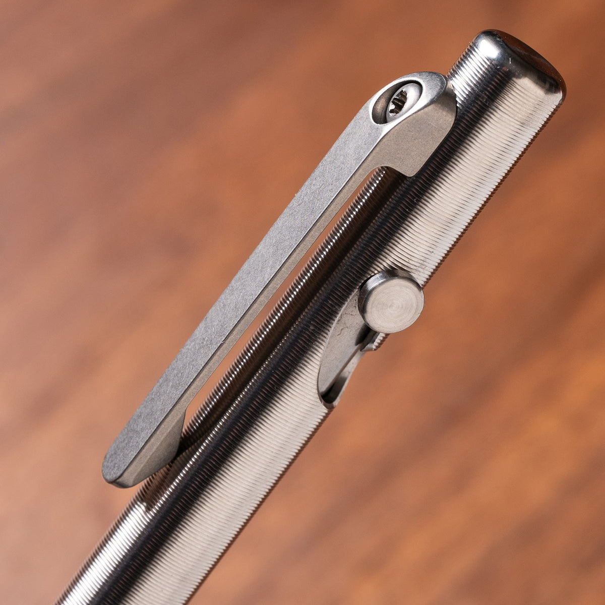 Ellison Titanium Slim Bolt-Action Pen